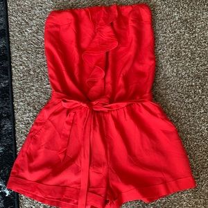 EXPRESS red romper